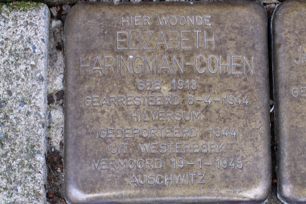 Stolpersteine Hunzestraat 65 #2