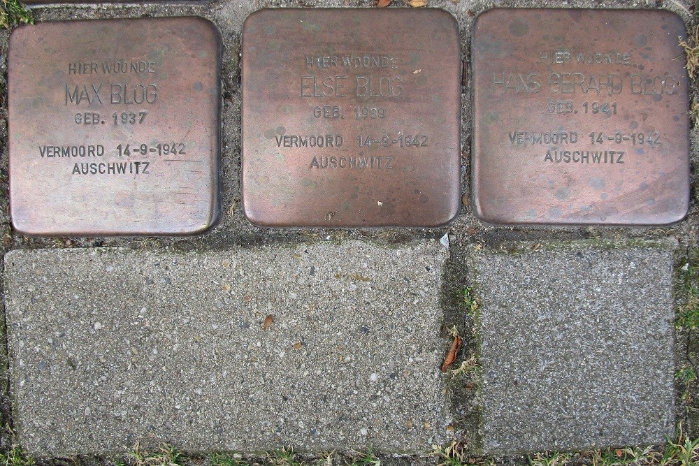 Stolpersteine Uithoornstraat 11 #3