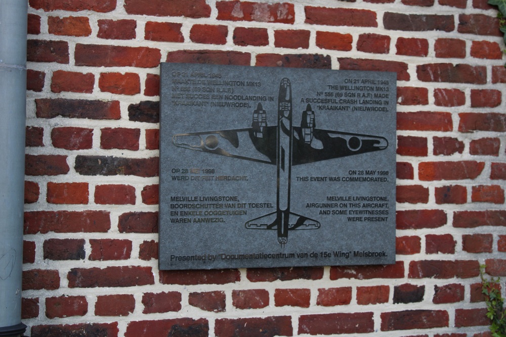 Memorial Wellington XIII NC556 69 Sqn. #2