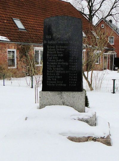 Monument Eerste Wereldoorlog Alt Zachun #1