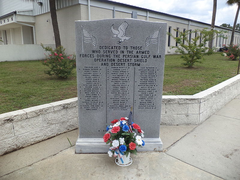 Monument Golfoorlog Dixie County #1