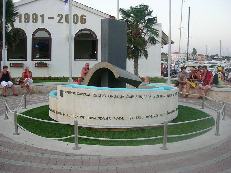 Monument Gesneuvelde Kroatische Verdedigers Vodice #1