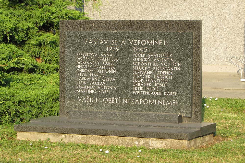 Oorlogsmonument Glasblazerij Kyjov