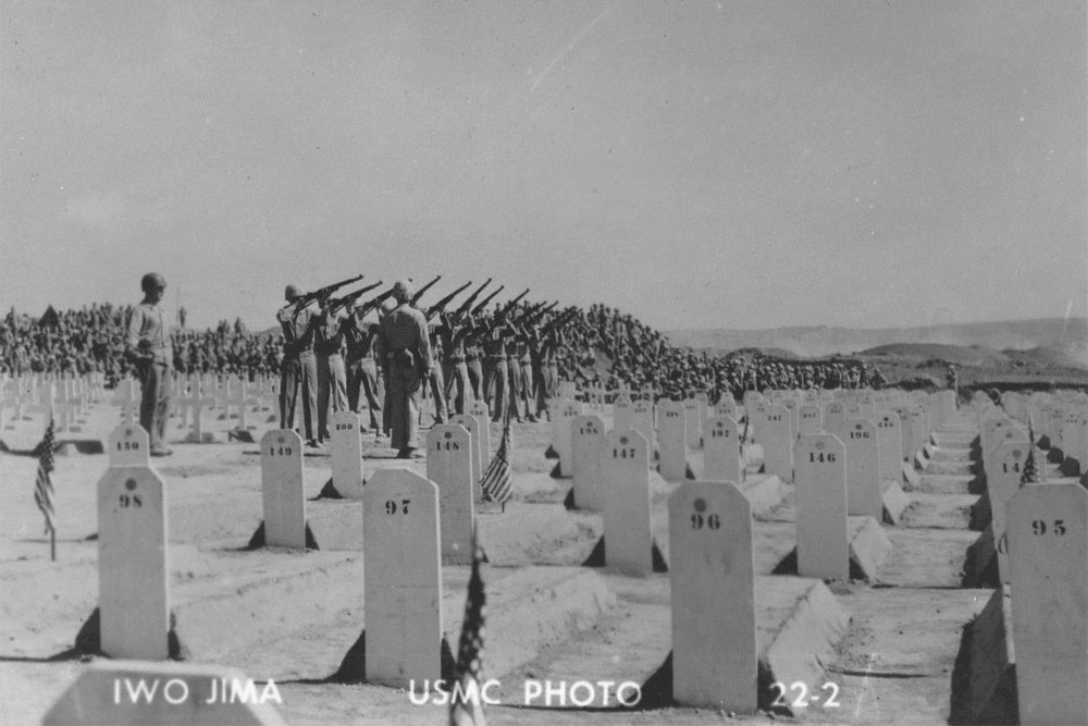 Location Former American War Cemetery Iwo Jima #2