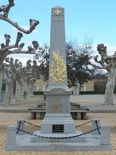 Oorlogsmonument Lamothe-Landerron