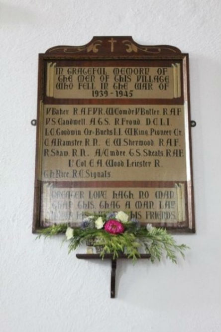 War Memorial St. Matthew Church Harwell #2