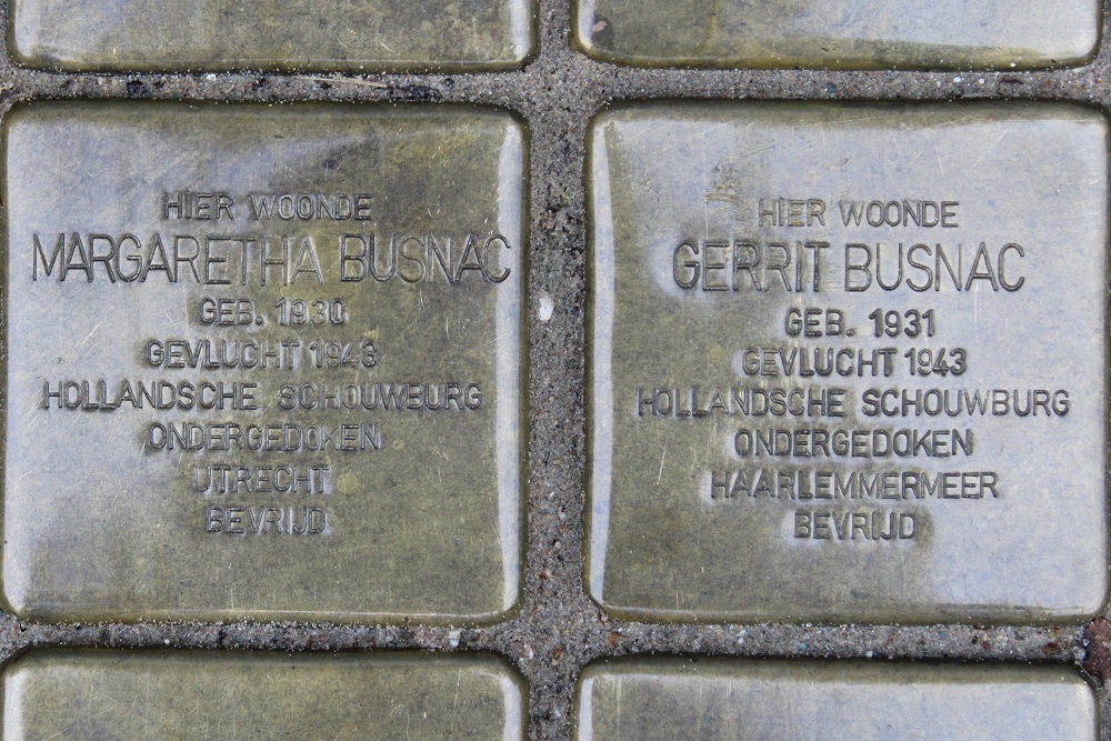 Stolpersteine Kraaipanstraat 52A #3