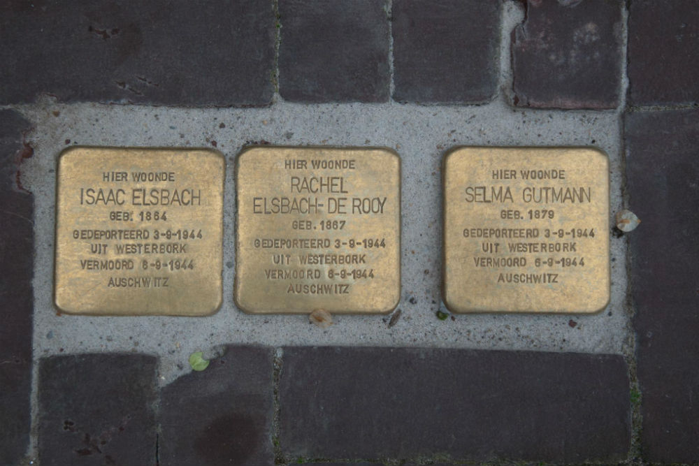 Stolpersteine Monsterstraat 6 #1