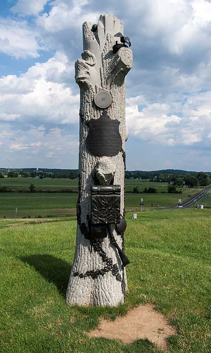 Monument 90th Pennsylvania Infantry #1