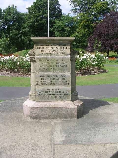 Boer War Memorial Bradford #1