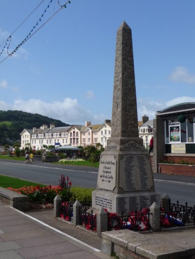 Oorlogsmonument Teignmouth #1