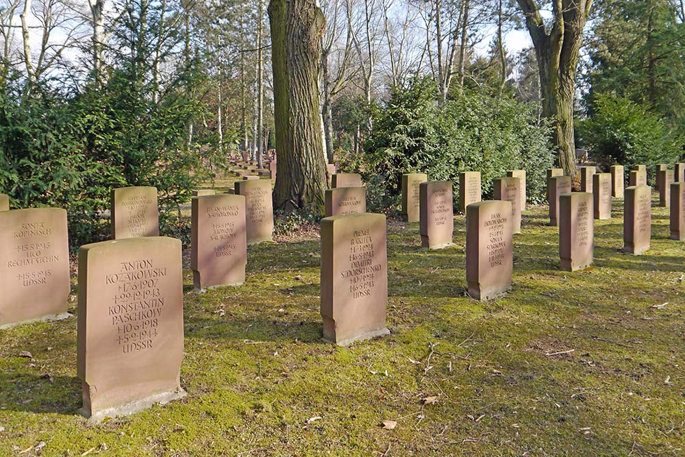 Soviet & Serbian War Graves Hauptfriedhof Frankfurt #1