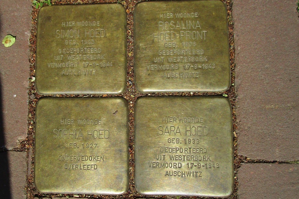 Stolpersteine Nieuwe Uilenburgerstraat 44