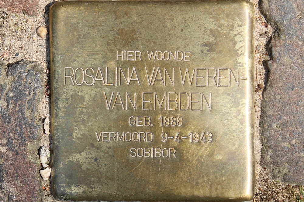 Stolpersteine Jonas Danil Meijerplein 17 #3