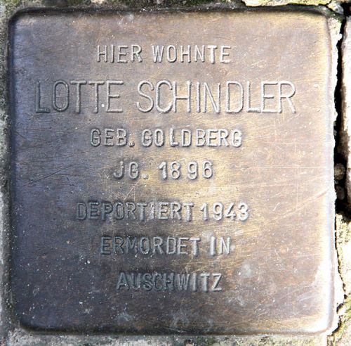 Stumbling Stones Martin-Luther-Straße 127 #3