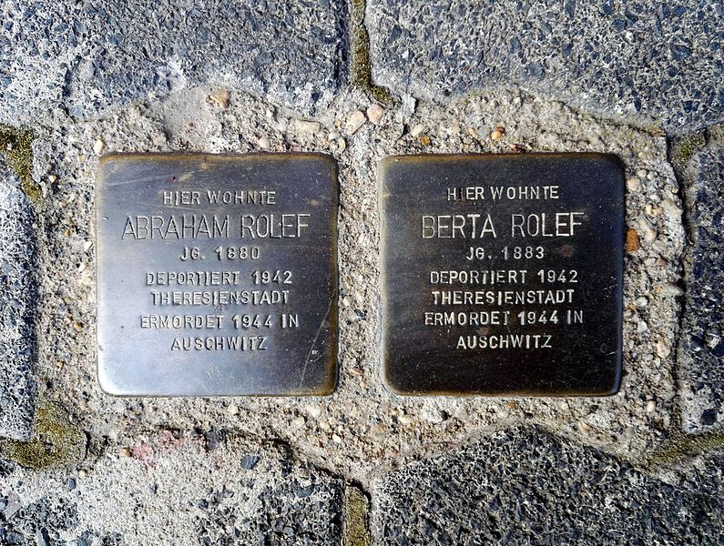 Stumbling Stones Germanenstraße 26 #1