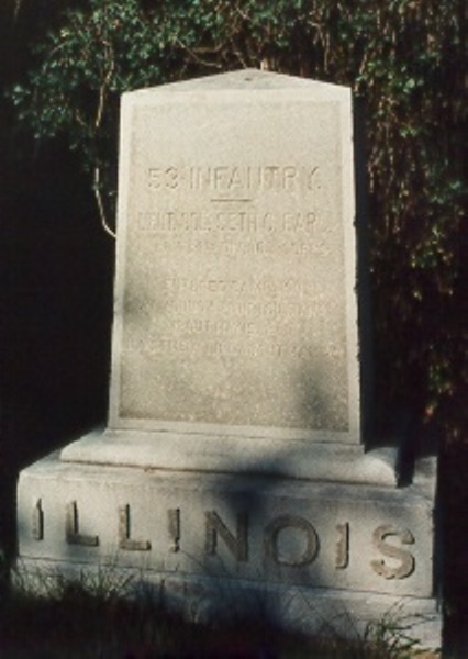 Monument 53rd Illinois Infantry (Union)