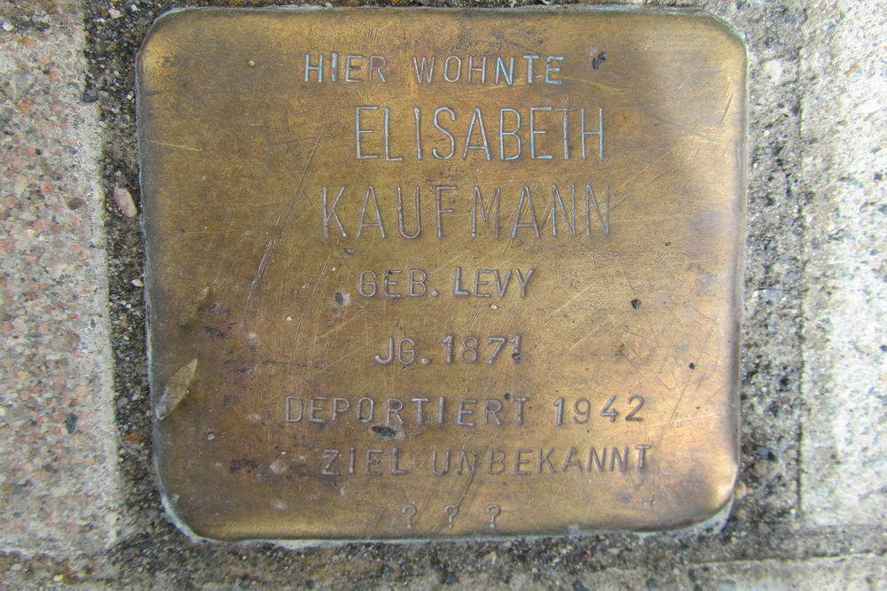 Stolperstein Brandstrae 42