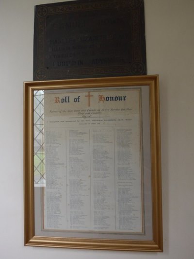 Roll of Honour St. Mary the Virgin and St. Mary Magdalen Church #1