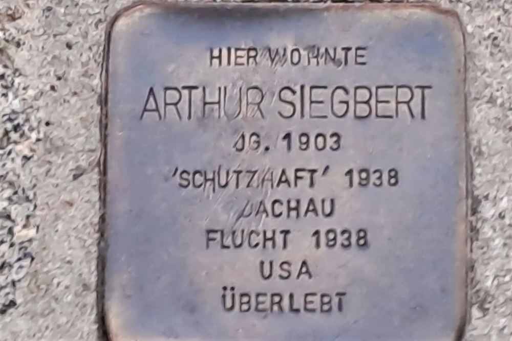 Stolperstein Bismarckstrasse 13