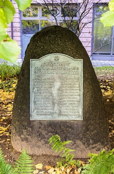 Oorlogsmonument F.A. Brockhaus #1