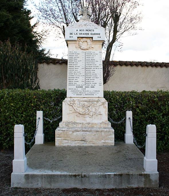 Oorlogsmonument Boisset-ls-Montrond