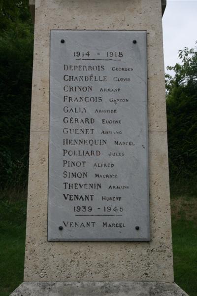 War Memorial Dampleux #2