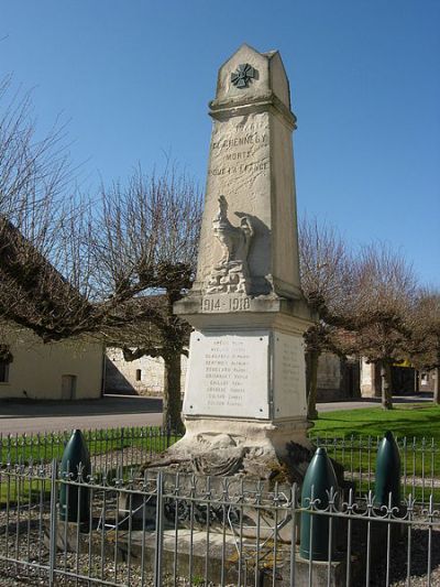 Oorlogsmonument Chennegy #1