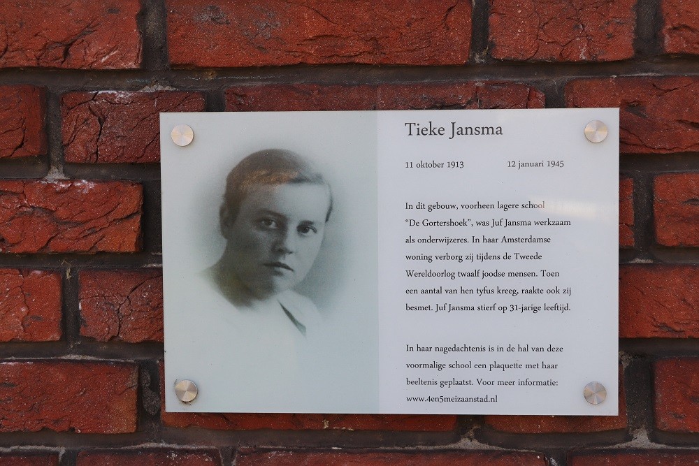 Monument Tieke Jansma op de Culturele Werkplaats Zaandijk