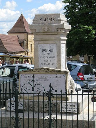 Oorlogsmonument Domme