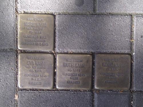 Stumbling Stones Hudtwalckerstraße 27