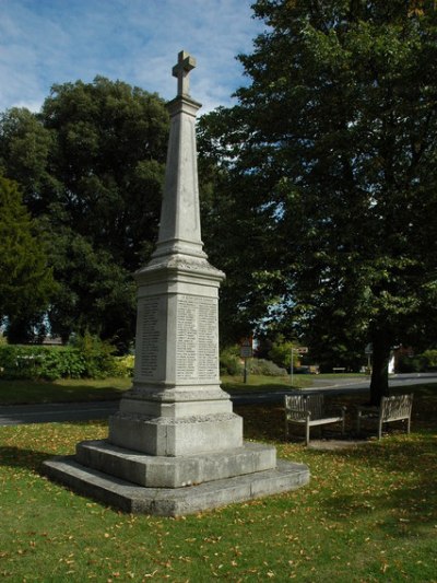 Oorlogsmonument Fladbury #1