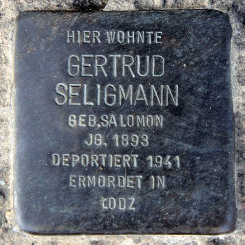 Stolpersteine Blcherstrae 18 #3