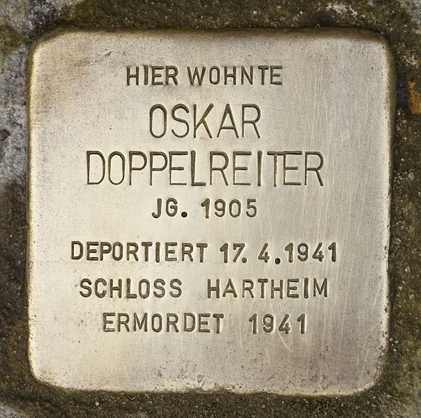 Stolperstein Captain-Edward-Partington-Strae 18 #1