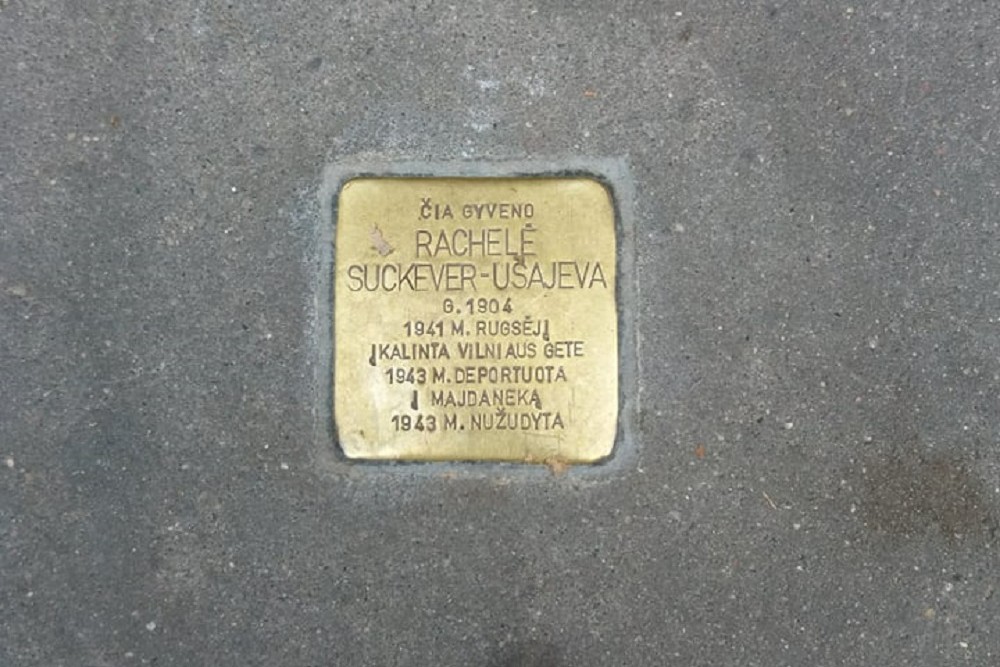 Stolperstein J. Basanaviciaus gatv 16 #1