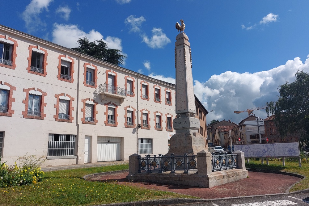 Oorlogsmonument Saint-Symphorien-sur-Coise #1