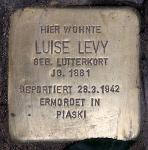 Stolpersteine Westflische Strae 62 #3