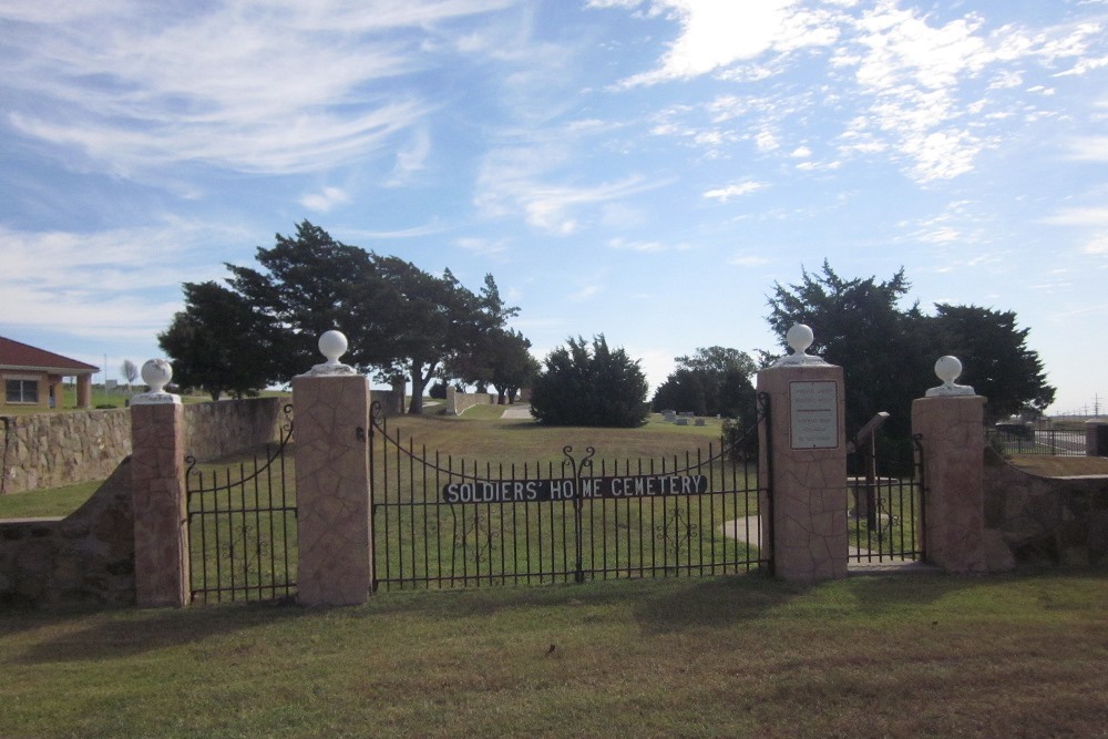 Amerikaanse Oorlogsgraven Kansas Veterans Cemetery at Fort Dodge