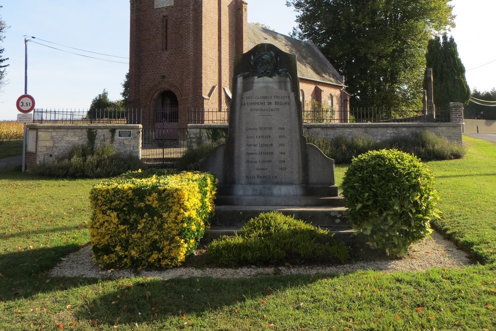 Oorlogsmonument Belloy