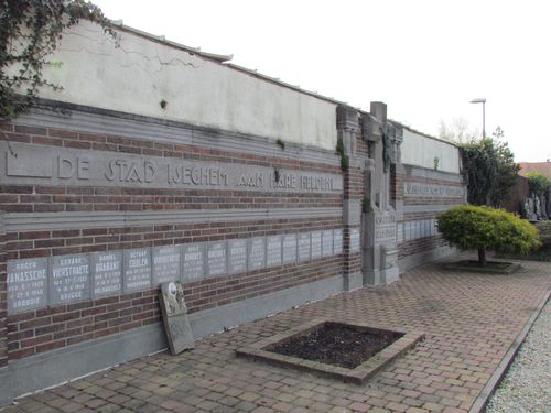 Memorial Belgian Soldiers Izegem