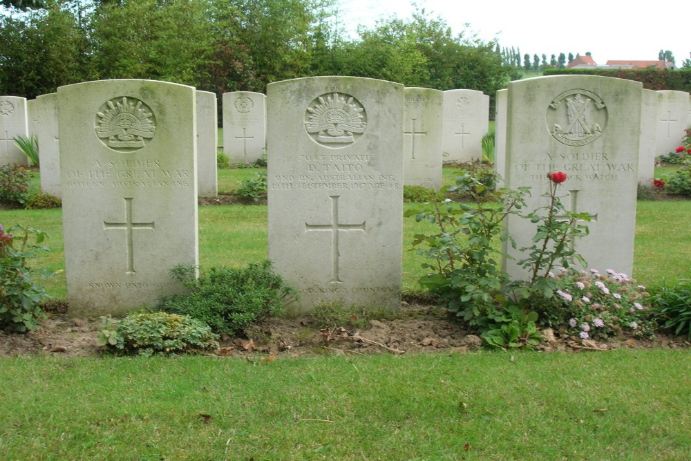 Commonwealth War Cemetery St. Julien Dressing Station #4