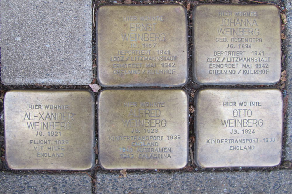 Stumbling Stones Aachener Straße 399 #3