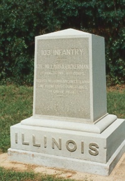 103rd Illinois Infantry (Union) Monument