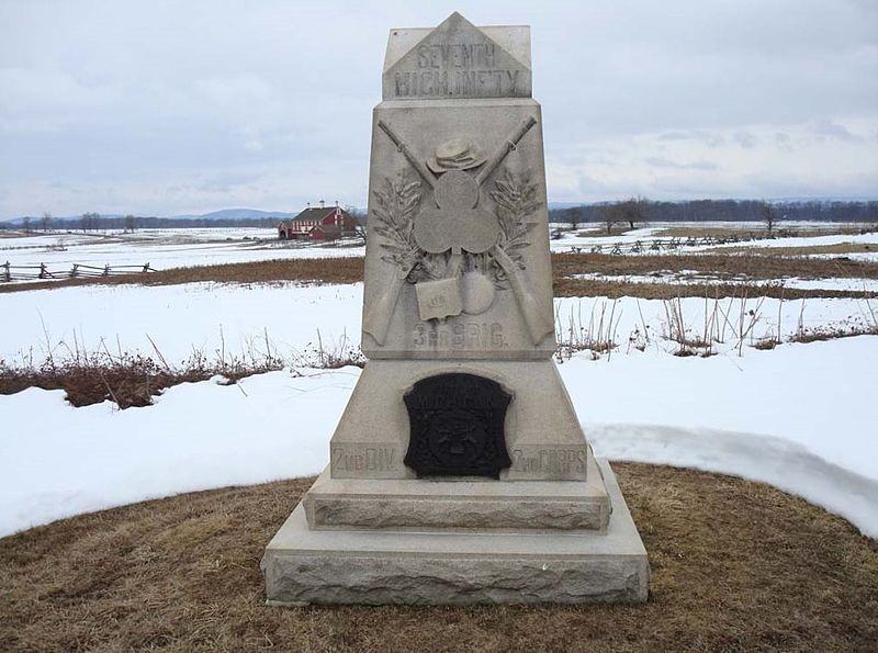 7th Michigan Volunteer Infantry Regiment Monument #1