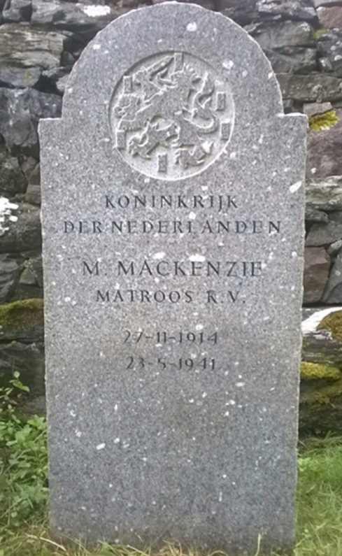 Dutch War Grave Gairloch Old Churchyard #1