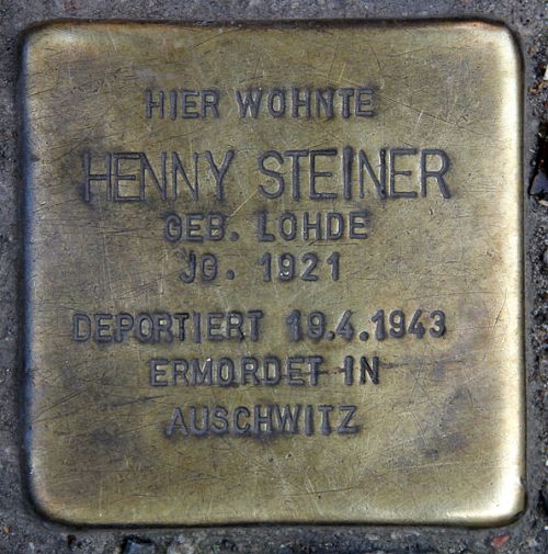 Stolpersteine Dresdener Strae 128 #1