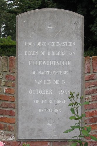 Oorlogsmonument en graven Ellewoutsdijk #2