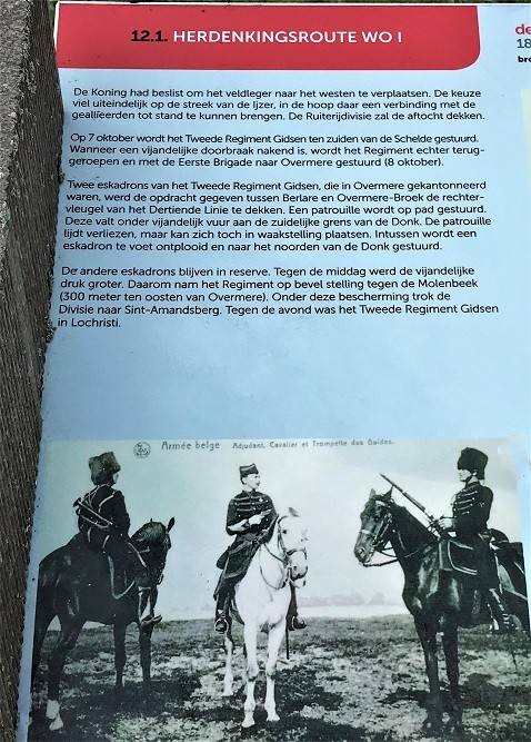 Herdenkingsroute 100 jaar Groote Oorlog - Informatiebord 12 #3