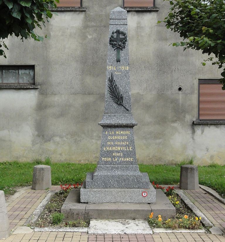 Oorlogsmonument Haironville #1