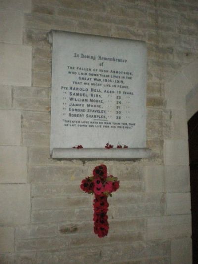 War Memorial High Abbotside